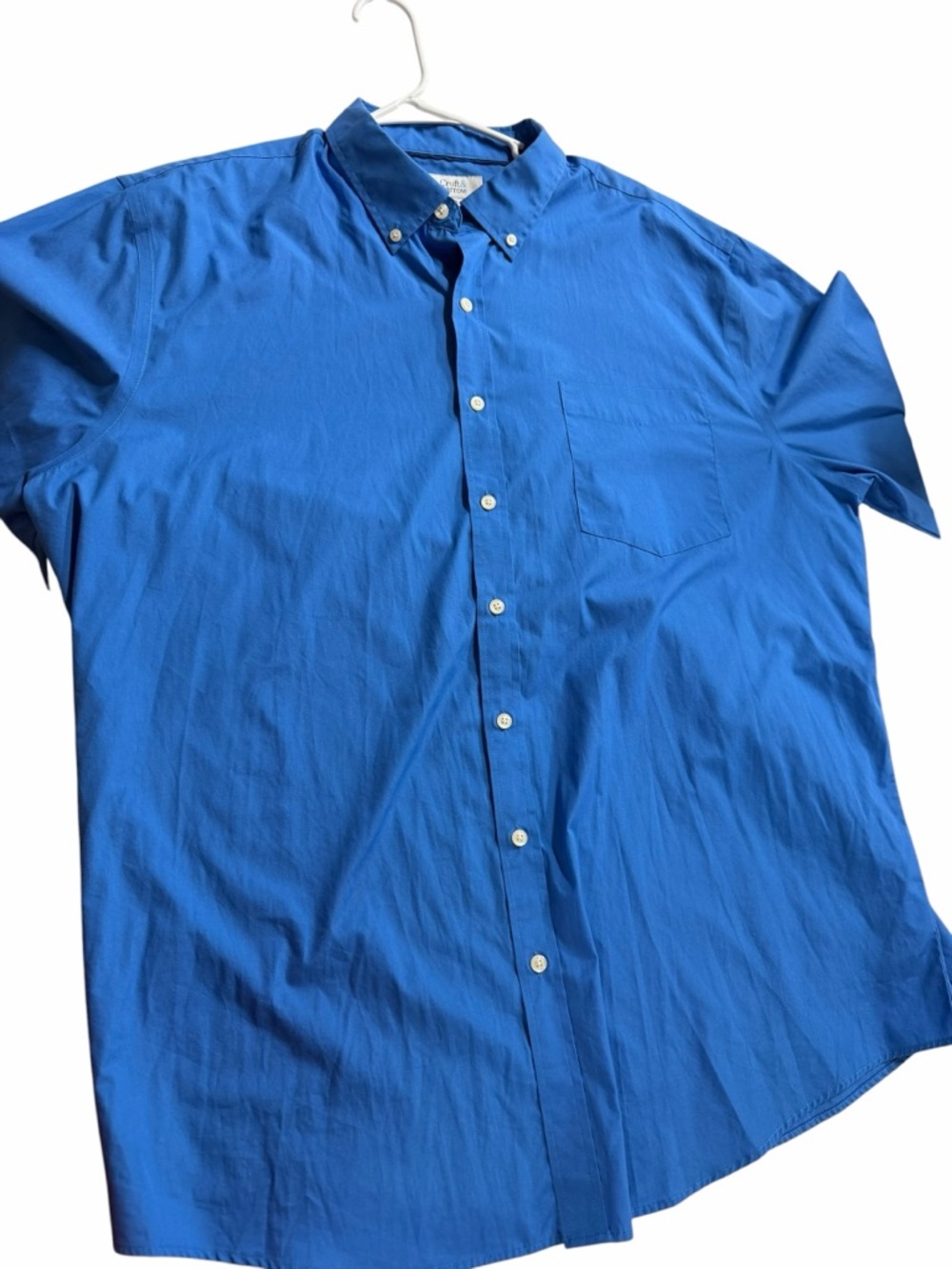 Classic Long-Sleeve Button-Down Shirt - Blue